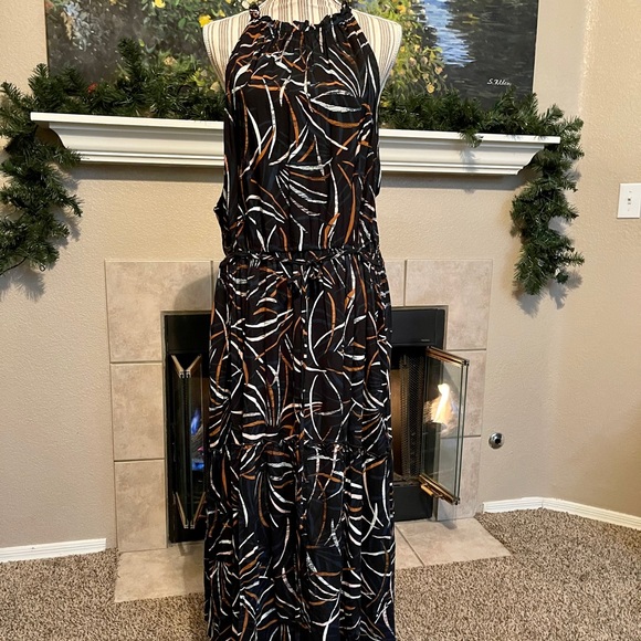 New Plus Size Sleeveless Black 3X Summer Dress - Picture 4 of 10